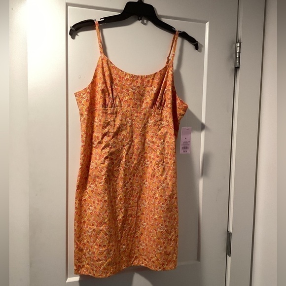 NWT Wild Fable Orange Floral Size XL Dress - Picture 2 of 8